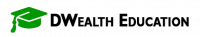 DWealth Education Logo - Blk w gr icon -v2